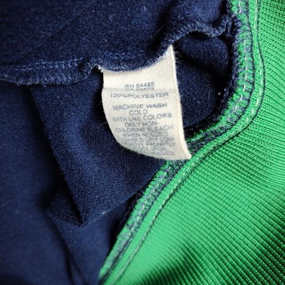 American Eagle Full-Zip Jacket Men's M Navy Blue Varsity-Style Logo Long Sleeves - Picture 9 of 10